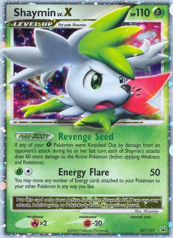 Shaymin #127 Platinum PSA 10