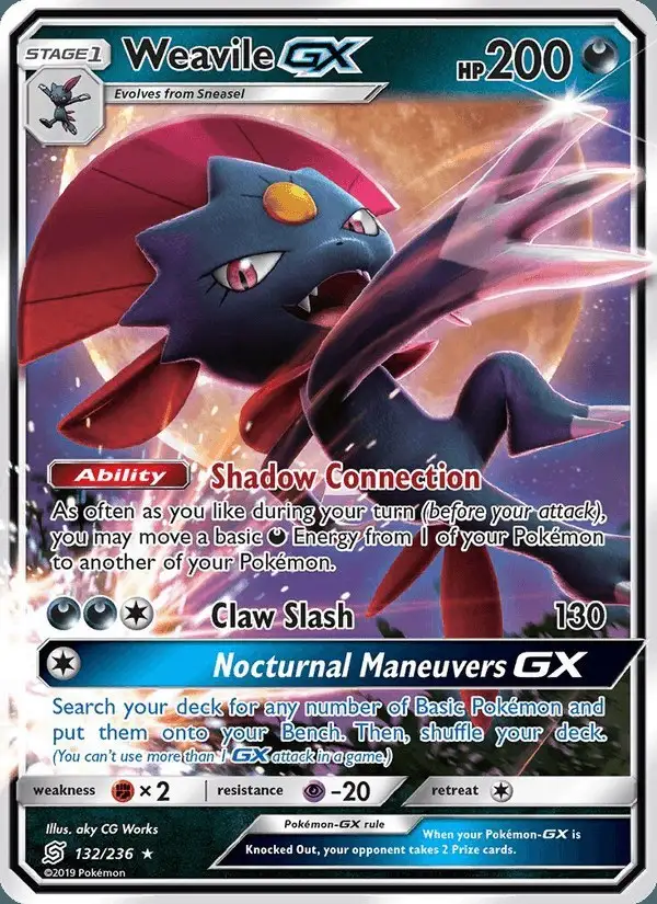 Weavile GX #132 Unified Minds PSA 10