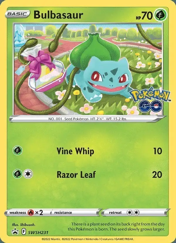 Bulbasaur #SWSH231 SWSH Black Star Promos PSA 10