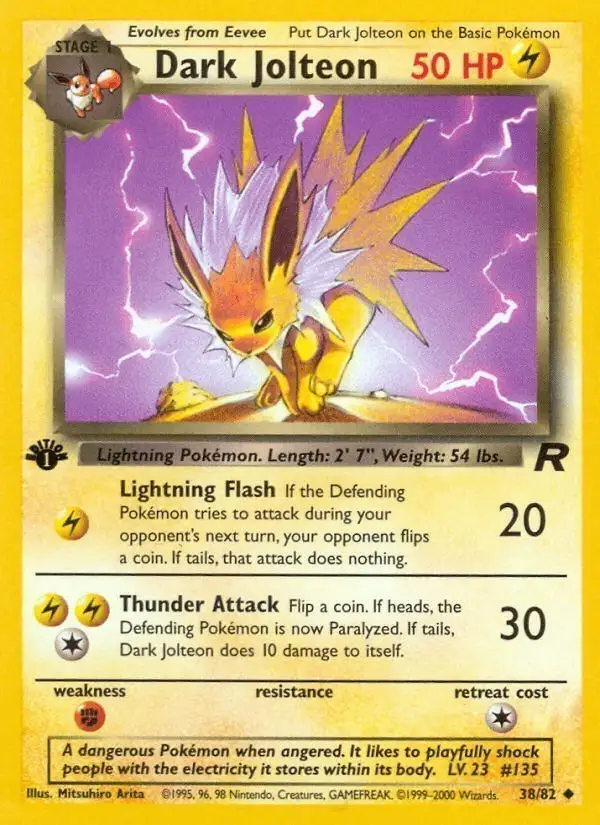 Dark Jolteon #38 Team Rocket PSA 10