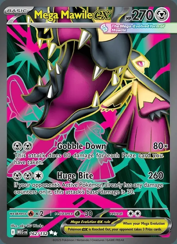 Mega Mawile ex #162 Mega Evolution PSA 10