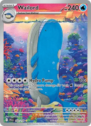 Wailord #162 Journey Together PSA 10