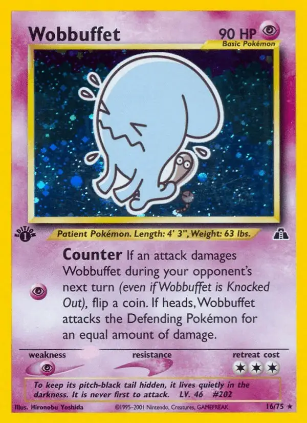Wobbuffet #16 Neo Discovery PSA 10
