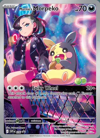 Marnie's Morpeko #206 SVP Black Star Promos PSA 10