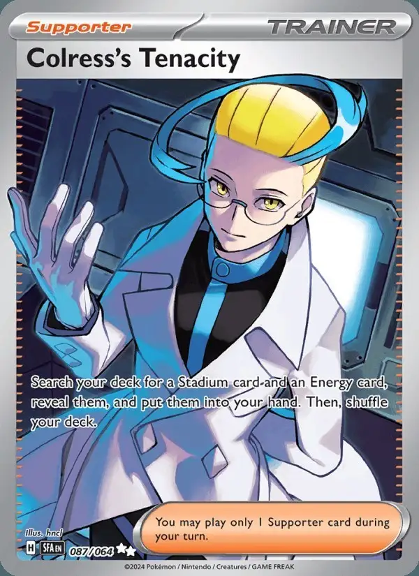 Colress's Tenacity #087 Shrouded Fable PSA 10