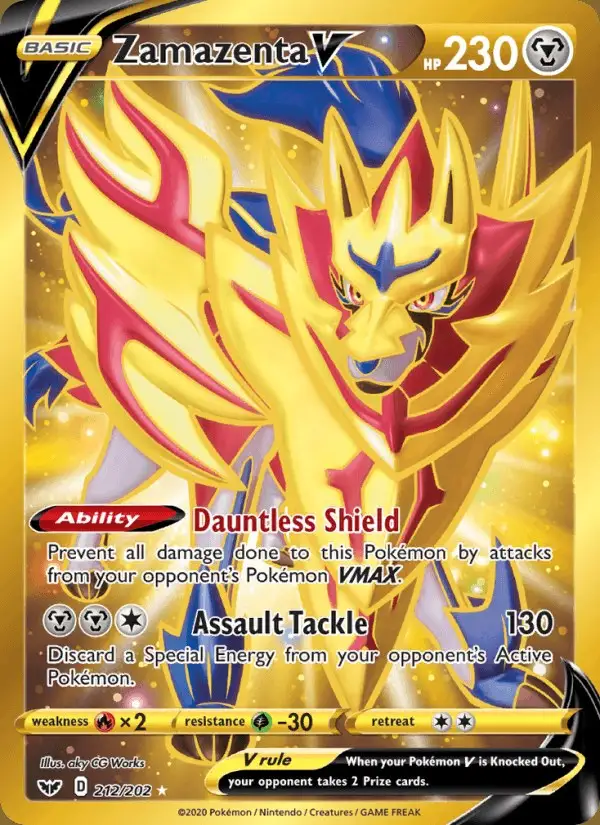 Zamazenta V #212 Sword & Shield PSA 10