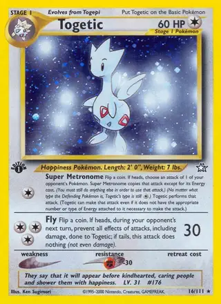 Togetic #16 Neo Genesis PSA 10