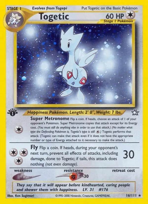 Togetic #16 Neo Genesis PSA 10