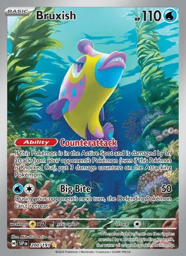 Bruxish #200 Surging Sparks PSA 10