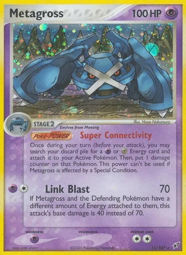 Metagross #11 Deoxys PSA 10