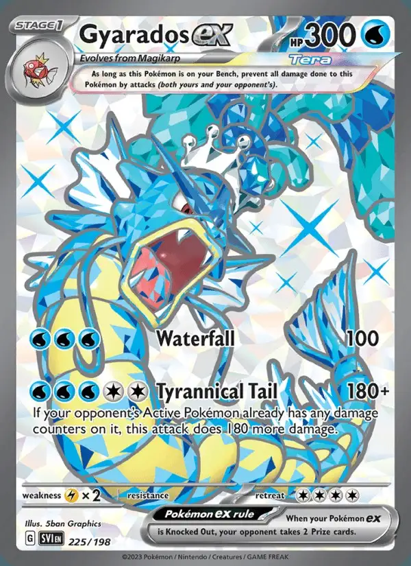 Gyarados ex #225 Scarlet & Violet PSA 10