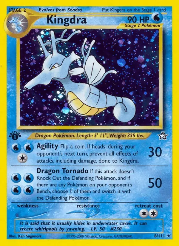 Kingdra #8 Neo Genesis PSA 10