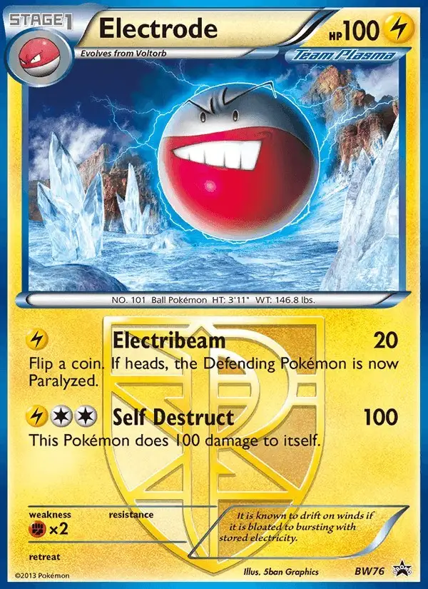 Electrode #BW76 BW Black Star Promos PSA 10