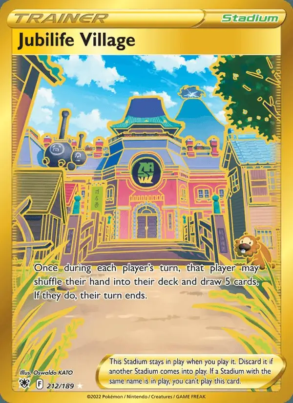 Jubilife Village #212 Astral Radiance PSA 10