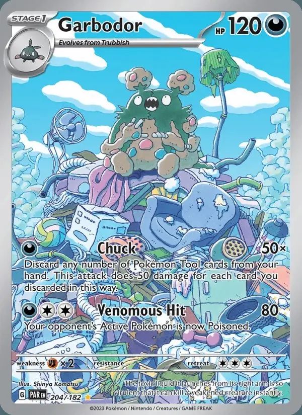 Garbodor #204 Paradox Rift PSA 10