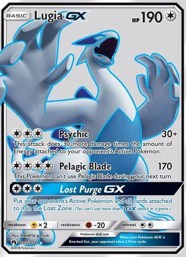Lugia GX #207 Lost Thunder PSA 10