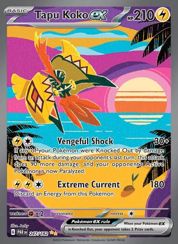 Tapu Koko ex #247 Paradox Rift PSA 10