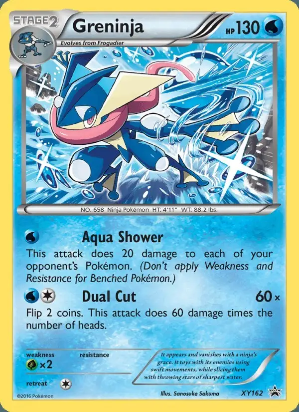 Greninja #XY162 XY Black Star Promos PSA 10