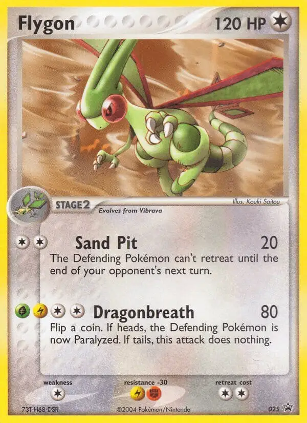 Flygon #25 Nintendo Black Star Promos PSA 10