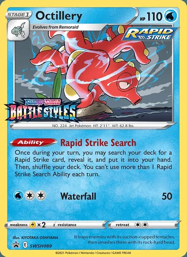 Octillery #SWSH089 SWSH Black Star Promos PSA 10