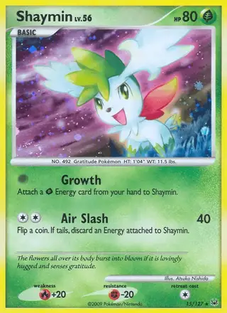 Shaymin #15 Platinum PSA 10