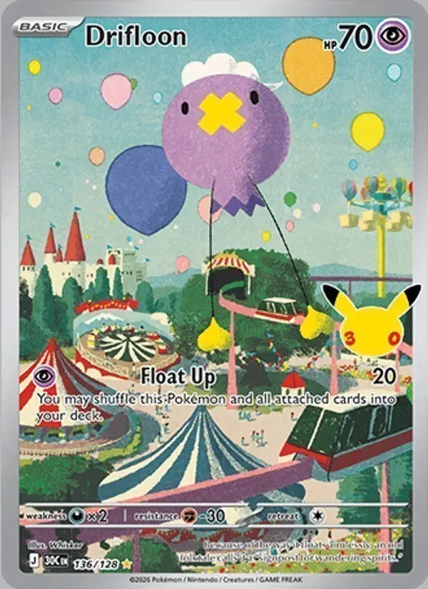 Drifloon #136 30th Celebration PSA 10