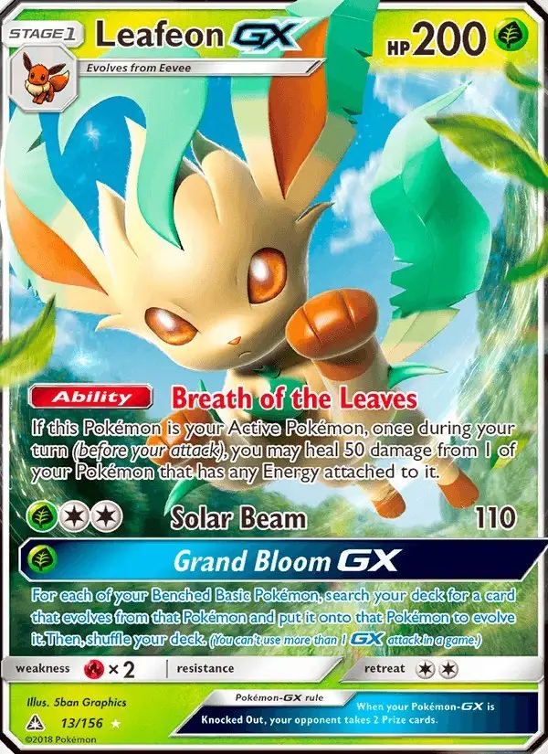 Leafeon GX #13 Ultra Prism PSA 10