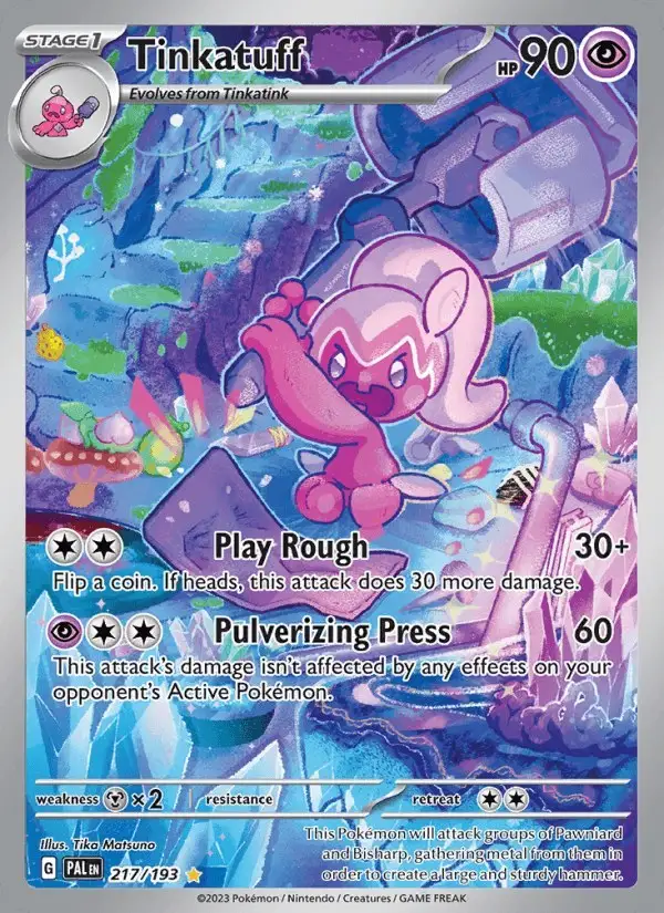 Tinkatuff #217 Paldea Evolved PSA 10