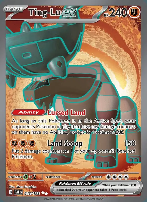 Ting-Lu ex #243 Paldea Evolved PSA 10