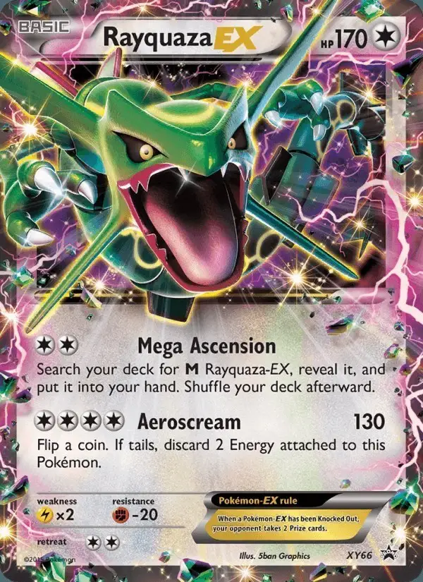 Rayquaza EX #XY66 XY Black Star Promos PSA 10