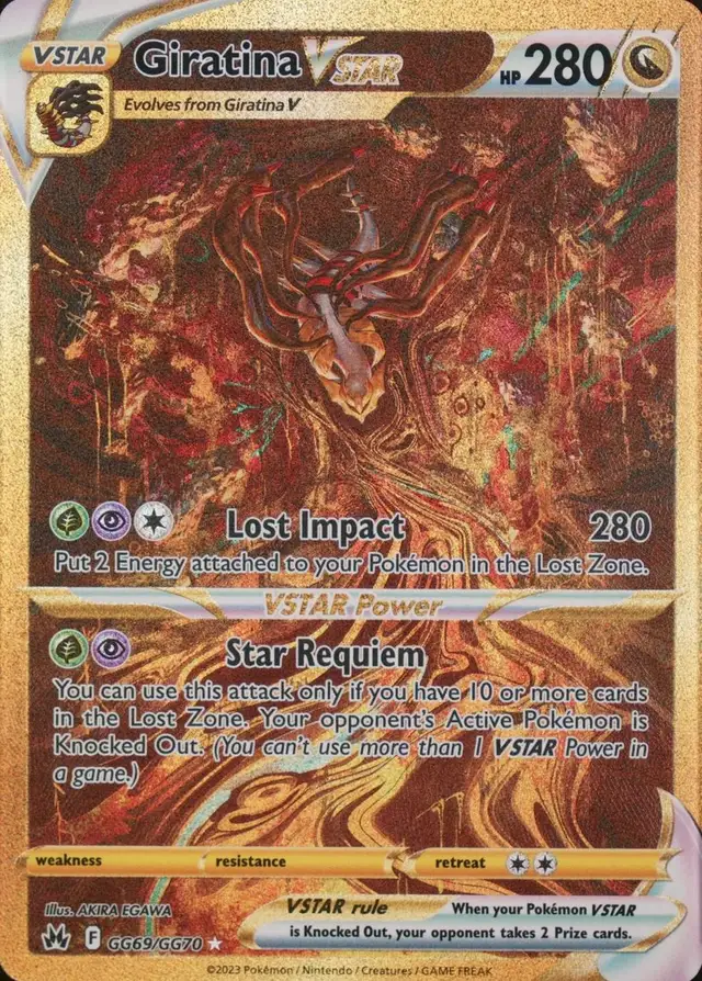 Giratina VSTAR (Full Art) #GG69 Crown Zenith PSA 10