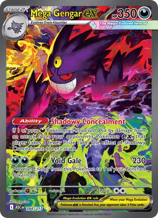Mega Gengar ex #284 Ascended Heroes PSA 10