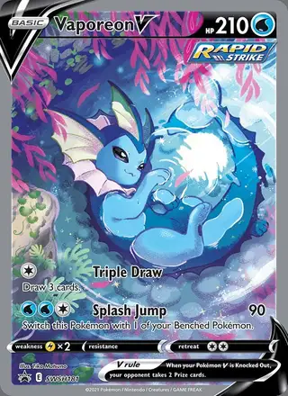 Vaporeon V #SWSH181 SWSH Black Star Promos PSA 10