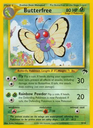Butterfree #9 Southern Islands PSA 10