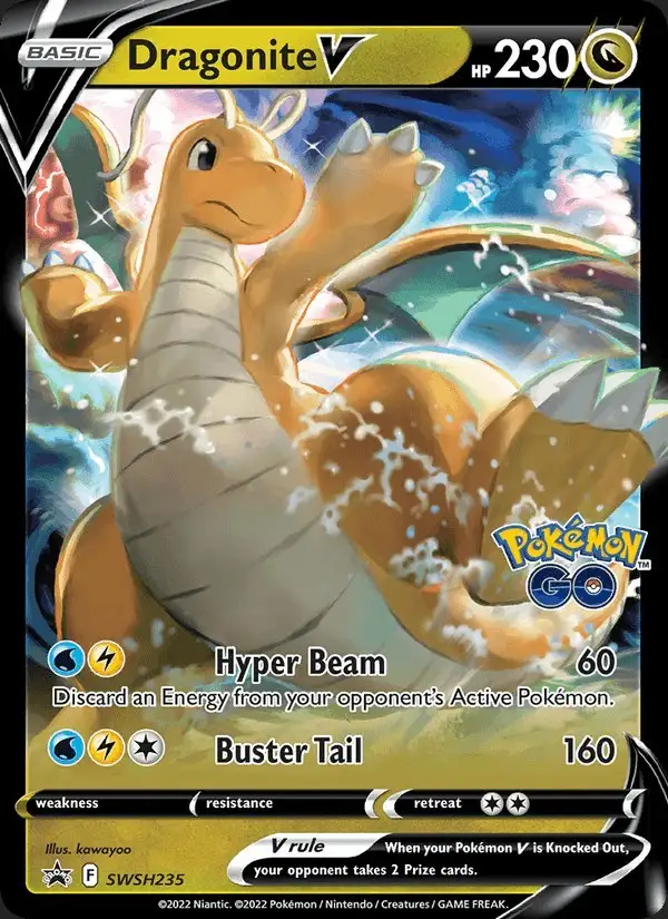Dragonite V #SWSH235 SWSH Black Star Promos PSA 10