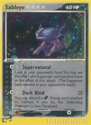 Sableye #10 Sandstorm PSA 10