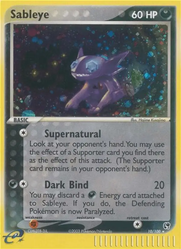 Sableye #10 Sandstorm PSA 10
