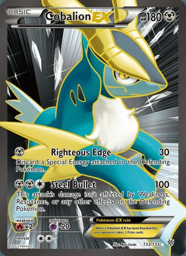 Cobalion-EX #133 Plasma Storm PSA 10