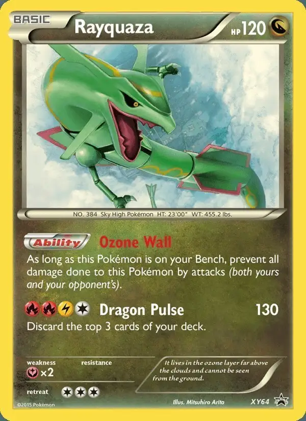 Rayquaza #XY64 XY Black Star Promos PSA 10
