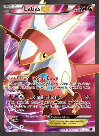 Latias-EX #112 Plasma Freeze PSA 10