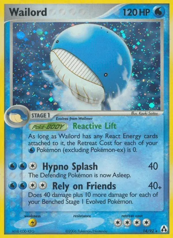 Wailord #14 Legend Maker PSA 10
