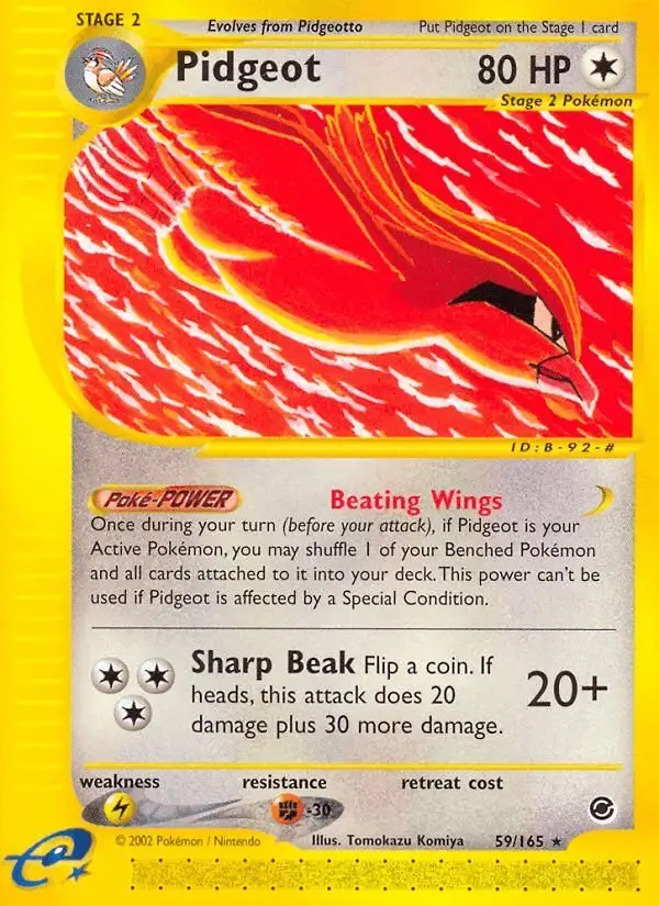 Pidgeot #59 Expedition Base Set PSA 10
