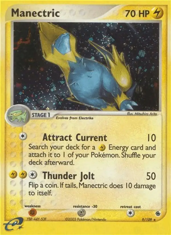 Manectric #9 Ruby & Sapphire PSA 10
