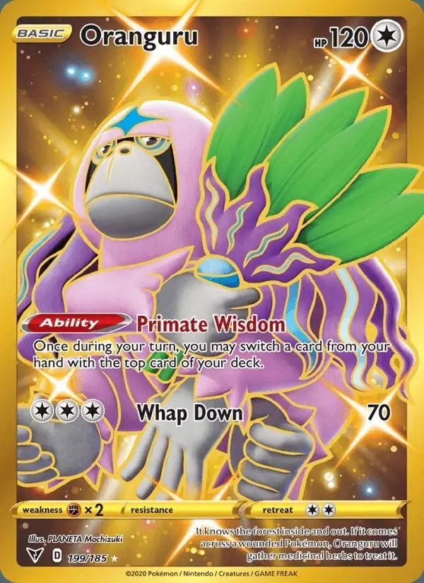 Oranguru #199 Vivid Voltage PSA 10