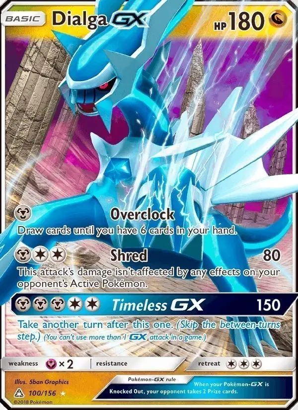 Dialga GX #100 Ultra Prism PSA 10