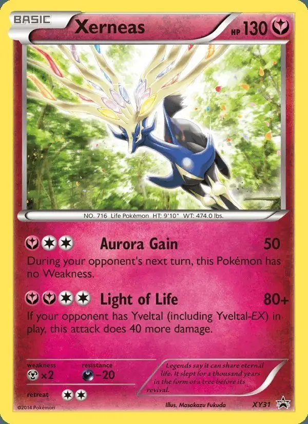 Xerneas #XY31 XY Black Star Promos PSA 10
