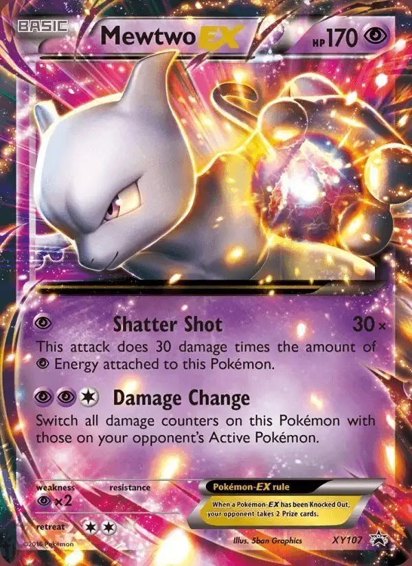 Mewtwo EX #XY107 XY Black Star Promos PSA 10