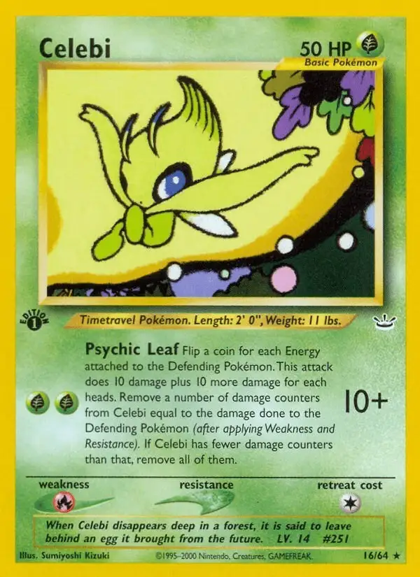 Celebi #16 Neo Revelation PSA 10