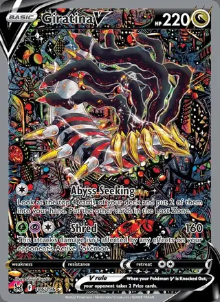 Giratina V #186 Lost Origin PSA 10