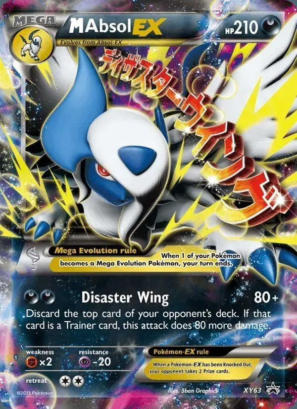 M Absol EX #XY63 XY Black Star Promos PSA 10